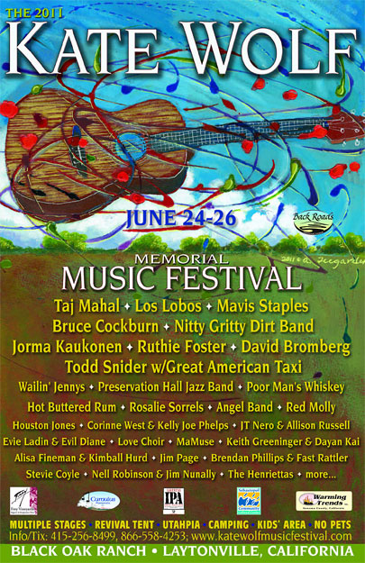 Kate Wolf Memorial Music Festival 2010